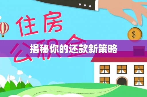 江宁揭秘你的还款新策略