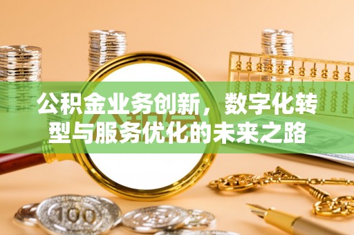 江宁公积金业务创新，数字化转型与服务优化的未来之路
