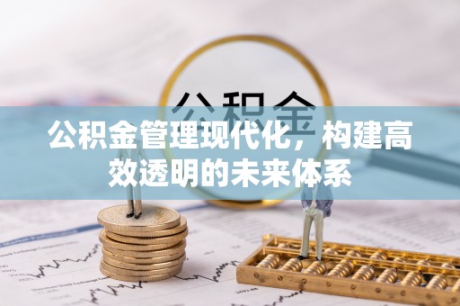 江宁公积金管理现代化，构建高效透明的未来体系