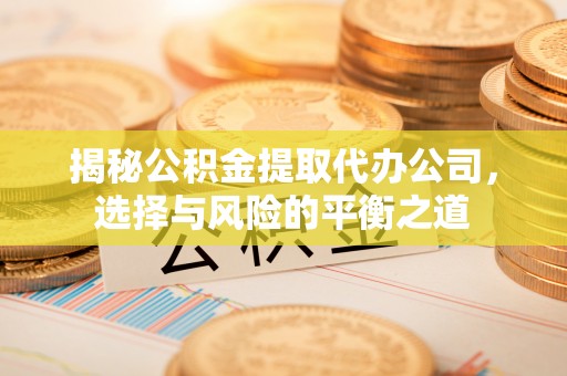 江宁揭秘公积金提取代办公司，选择与风险的平衡之道