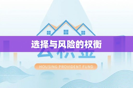 江宁选择与风险的权衡