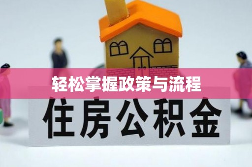 江宁轻松掌握政策与流程