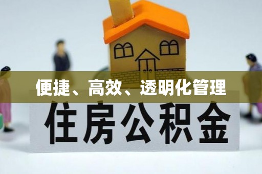 江宁便捷、高效、透明化管理