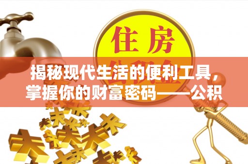 江宁揭秘现代生活的便利工具，掌握你的财富密码——公积金查询方式